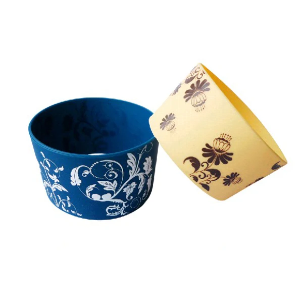 Бесконтактный пищевой силиконовый резиновый рукав для кофейной чашки/стакана