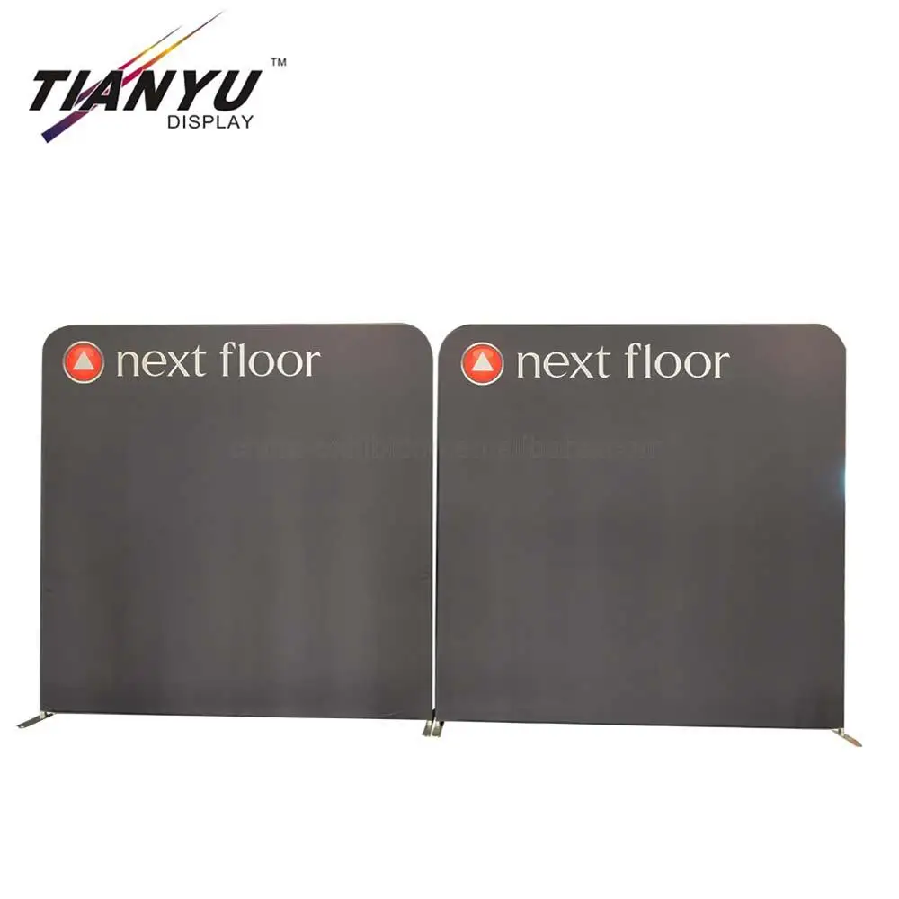 Backdrop Stand Cheap Price Customized Portable Light Weight Quick Setup Photobooth Expand Tension Fabric Display Show