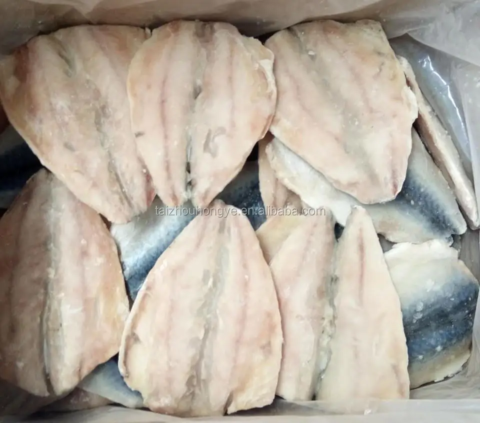 New material frozen pacific mackerel scomber japonicus butterfly flaps fillet for promotion with good quality