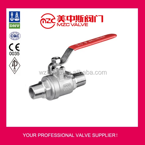 2 шт., шаровые краны из нержавеющей стали 316, 1000WOG 316