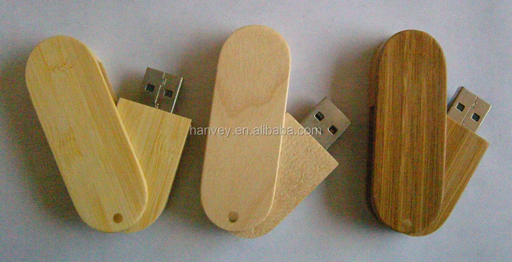  Высокое качество оптовая продажа дешевые 1 ГБ выдвиженческие изготовленные на заказ HV-808 бамбук деревянный вращающийся usb флэш-накопитель флэш-память