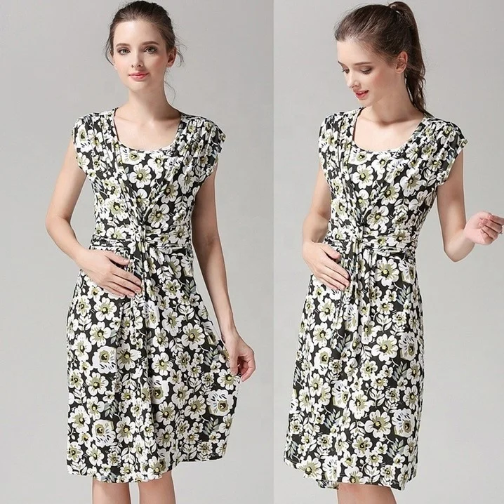 
Shenzhen wholesale pregnant mother breastfeeding clothes dress summer sexy ladies maternity nursing clothes clothing dresses 