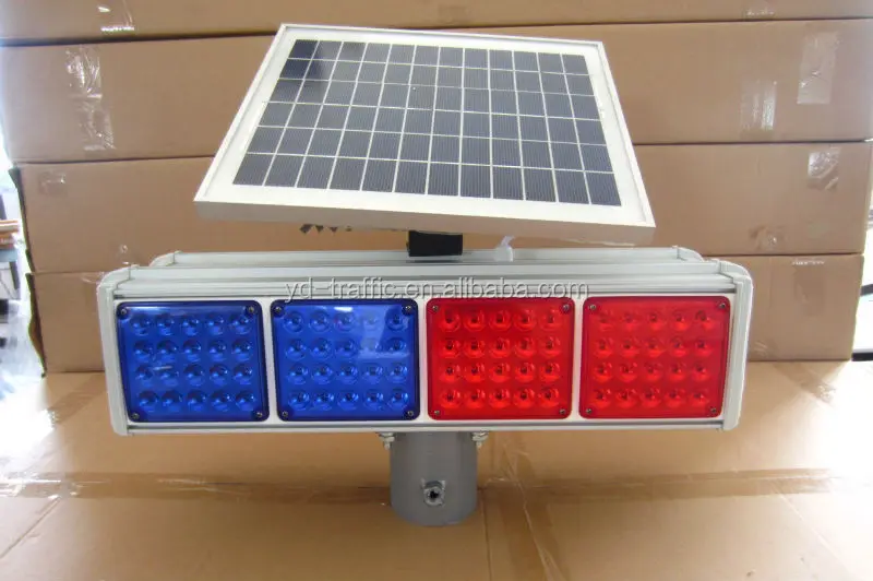 Высокая яркость LED взрыв вспышка трафика предупреждение Солнечный свет мигает сигнальная лампа магнитного мигалками