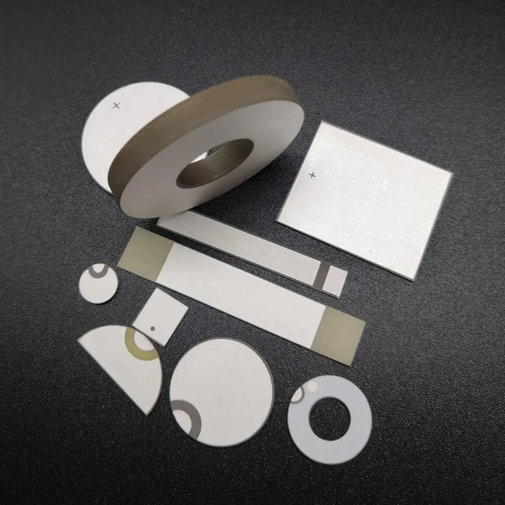 Piezoelectric Ceramic Disc 40mm Ultrasonic Transducer