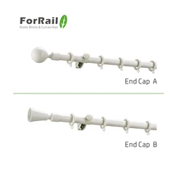 Wholesale china factory Aluminum curtain rod and curtain rail  High-quality