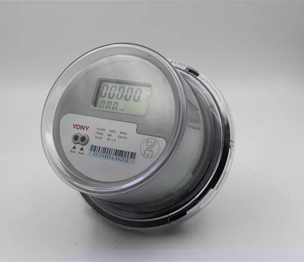 ANSI YONY DDS3666 with high quality Single phase 1S 2S round socket Round Electronic smart Meter