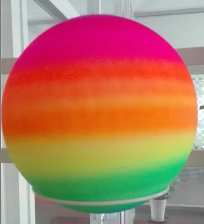 Rainbow Color PVC Basketball/Playground ball/Vollyball