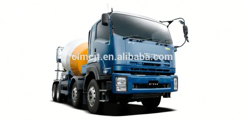 
good quality JAPAN original volume 8 cubic ISUZU 500 concrete mixer truck for sale 