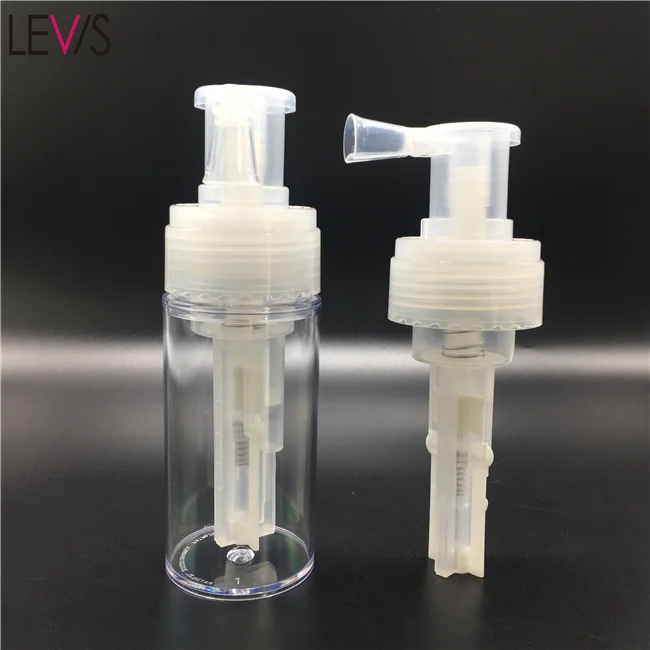 
110ml plastic baby powder containers talc powder bottle with pump 