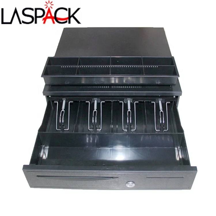 
POS cash register drawer lock box safe rj11 405 with 4 bill 8coin 