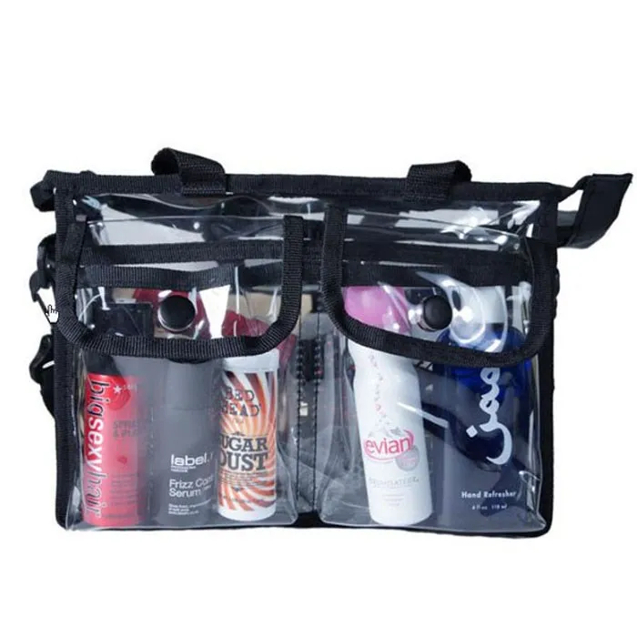 PVC Waterproof Transparent Travel Cosmetic Tote Bag