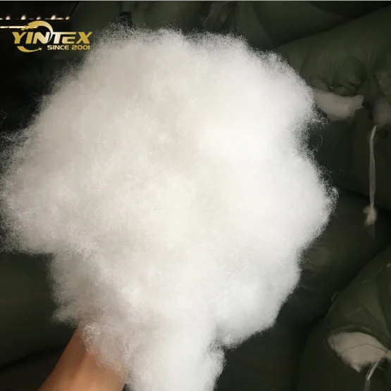 China High quality 0.9D ~ 15D Hollow Fibre Filling