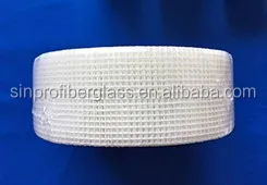 Alkali resistant self adhesive fiberglass mesh tape for crack joint drywall material in 20m 45m 90m