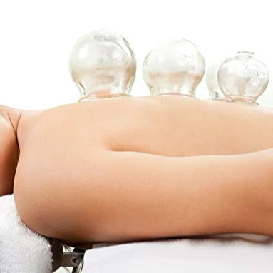 
OCELL Thick Glass Fire Cupping Hijama for Body Health Set 