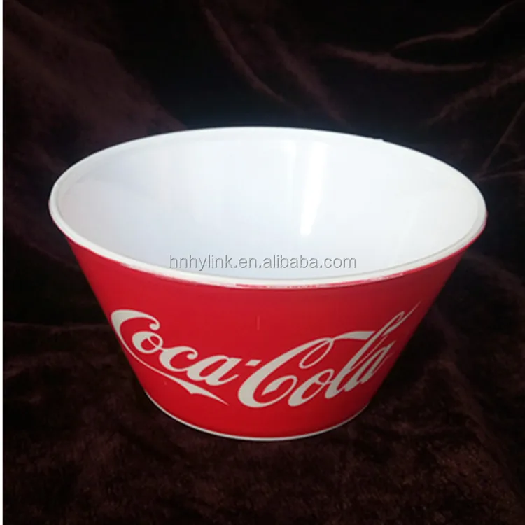 14x7CM Cheap Round Clear Custom Printed Promotion Plastic Snack Bowl PP Soup Bowl Plastic Fruit Bowl
