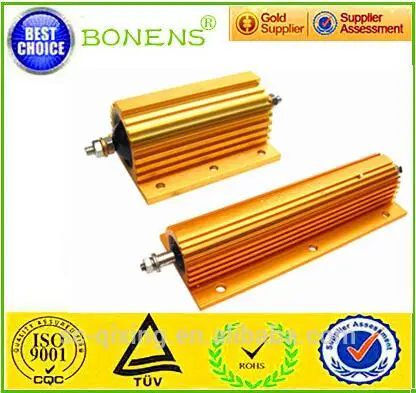 Rx24-250w-50R золотой алюминиевый корпус с проволочной обмоткой 50 Ом 250 Вт Резистор