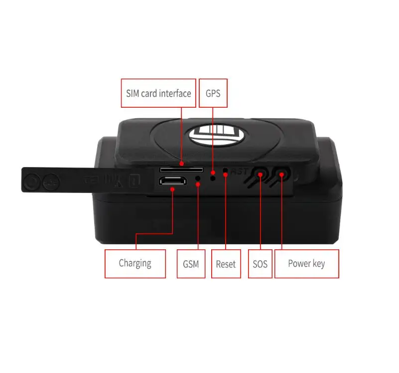 new IP67 6000mA long battery life with Strong Magnetic TK202 vehicle gps tracker