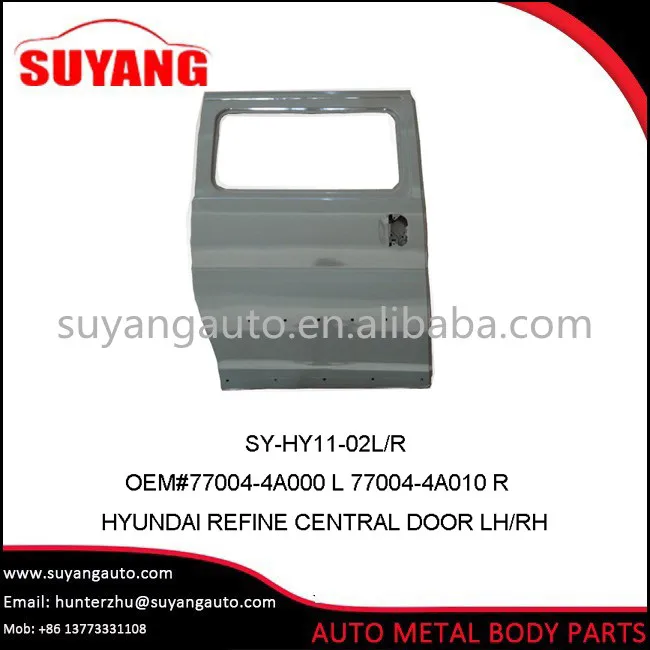 Замена средней двери для запчастей кузова автомобиля Хендай рефайн (старекс).