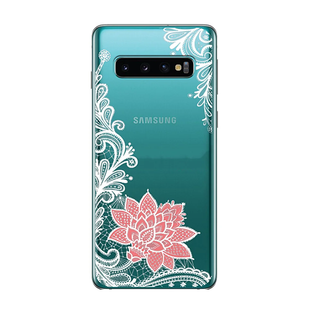  Оригинальные Классические кружевные Чехлы для мобильных телефонов чехол Samsung Galaxy S10 plus