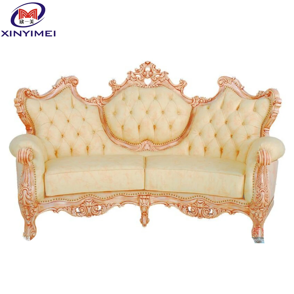 2019  Very popular and hot selling orange velvet sofa