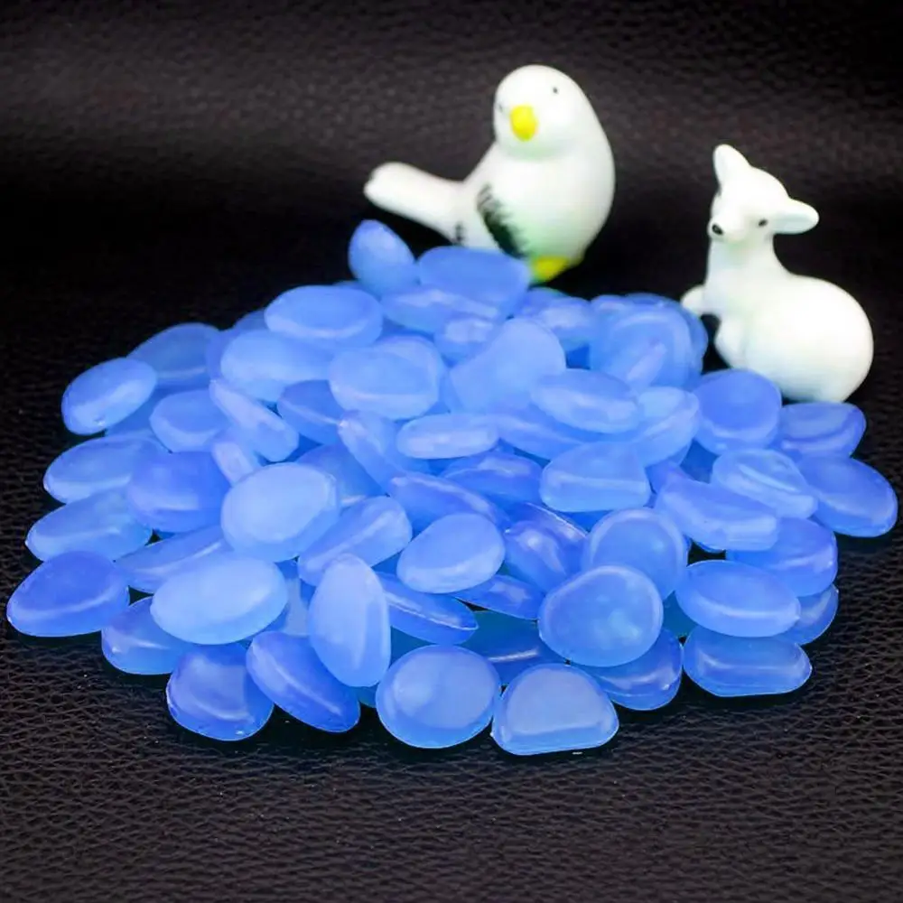 wholesale glow in the dark pebbles stone for garden decoration