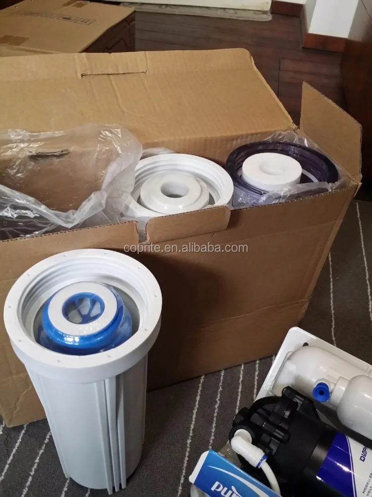 high quality water purifier RO System for home use reverse osmosis systrm with pp filter carbon block filter GAC filter