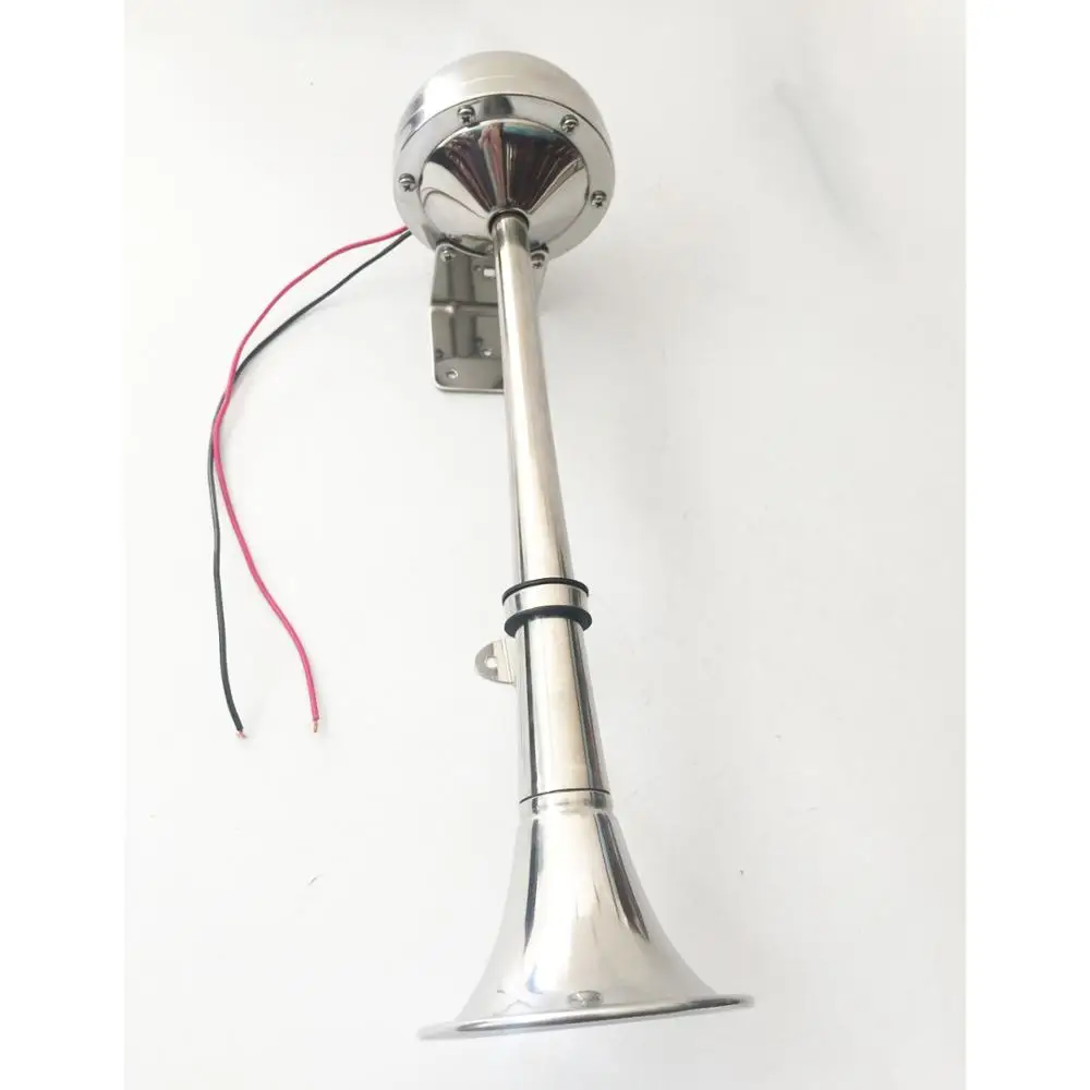 Steel Single Trumpet Electric Horn for Marine And Boat Stainless