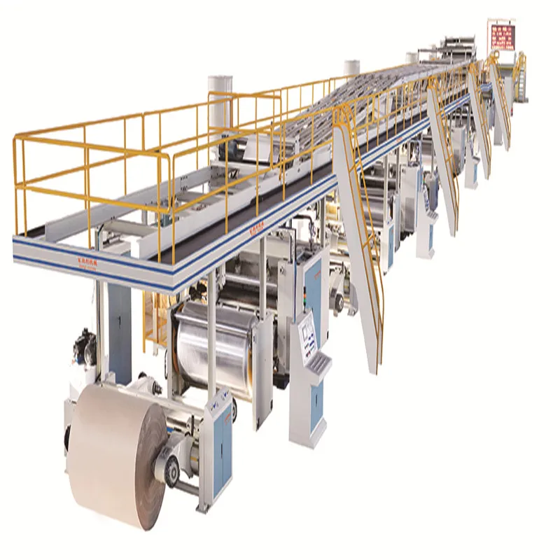
3 5 7 ply corrugated cardboard sheet making machine 