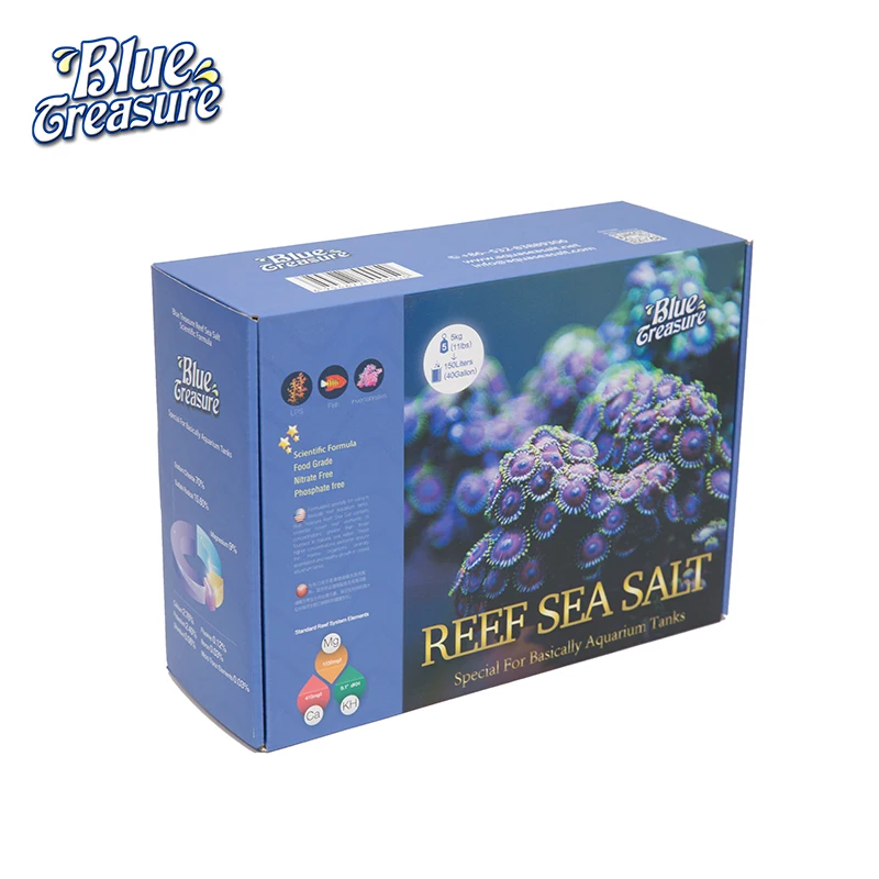 Blue Treasure Salt Water Red Coral Sea Salt
