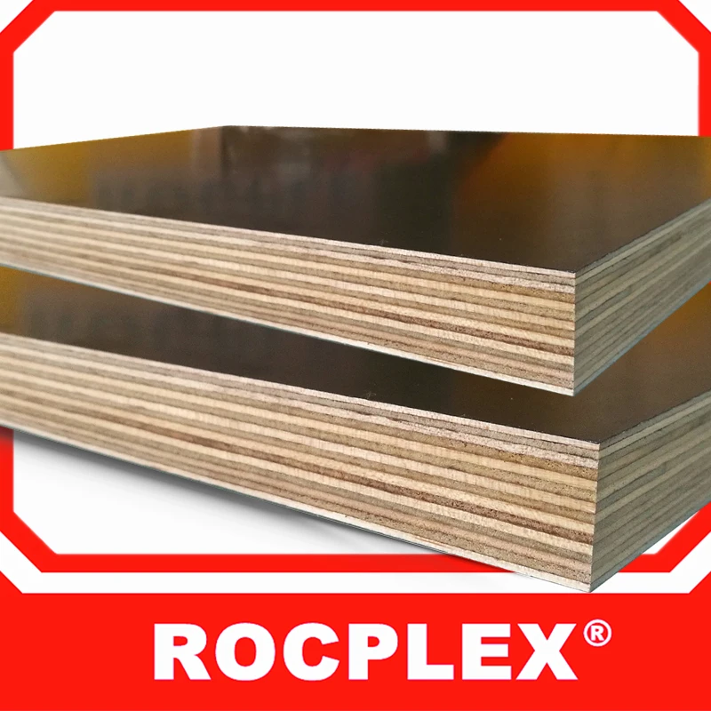 Black dual face Film Coated ply-wood sheets,Film Faced Plywood with Brand Name