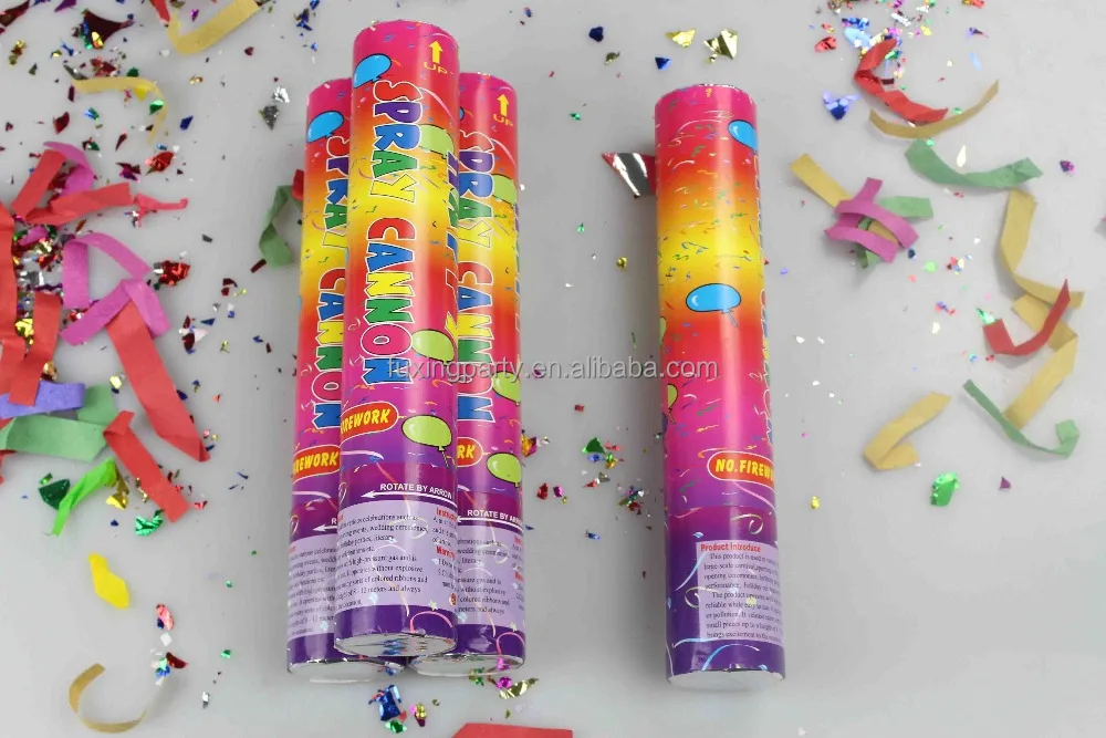 Birthday party popper confetti shooter no fireworks party popper