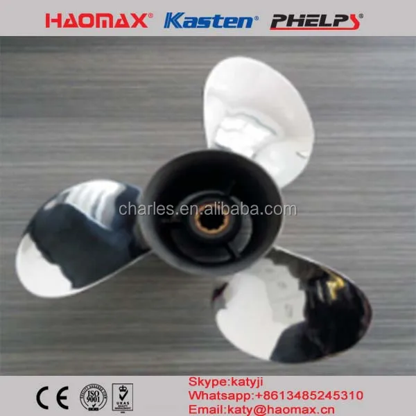 stainless steel outboard propeller