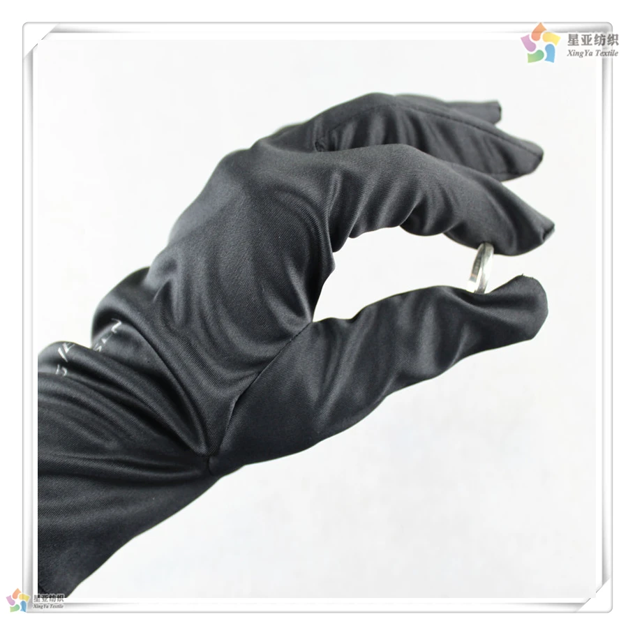 Microfiber Black Jewelry Cleaning Gloves For Jewelry Watches Cleaning