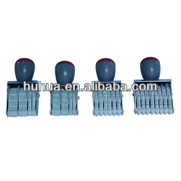 5 мм ubber штамп даты Офис Регулируемый металла штамп даты