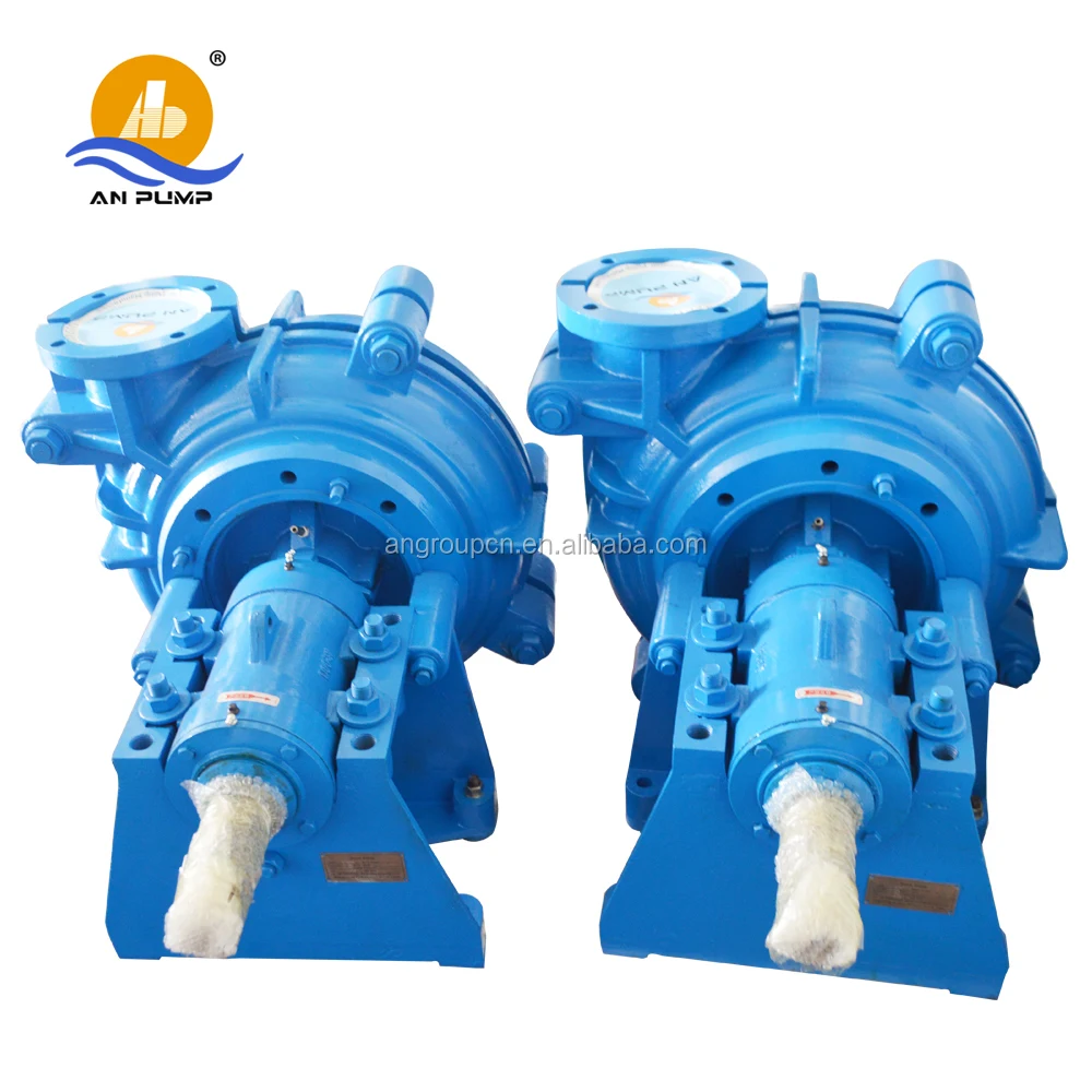 Horizontal centrifugal industrial slurry maganetite sand diving slag pump dress equipment