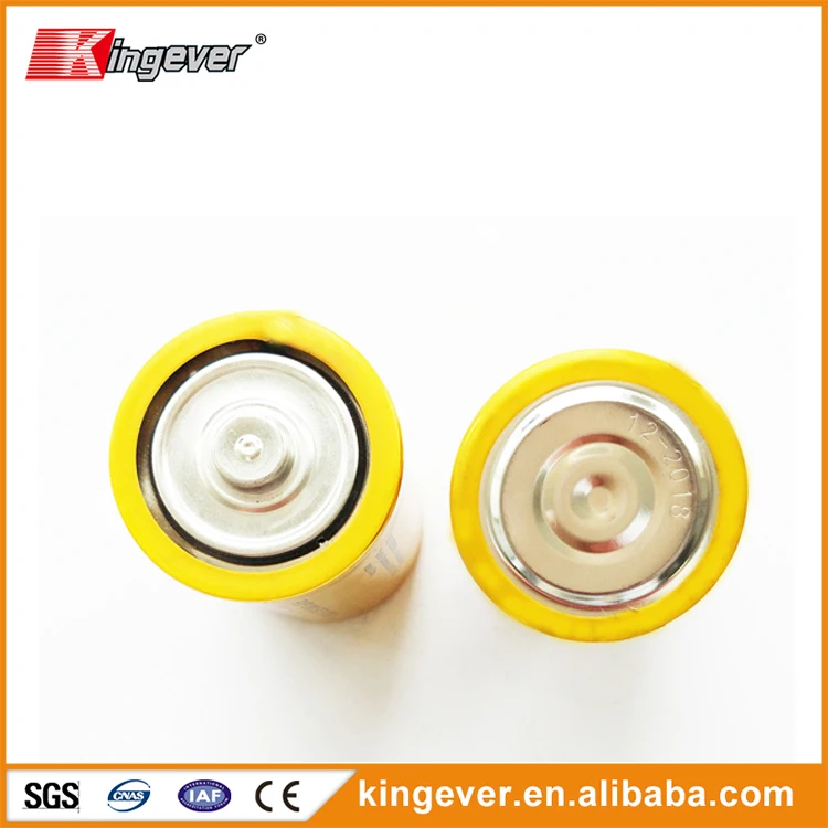 Kingever power battery r20 d size dry cell 1.5v batteries for torch lights