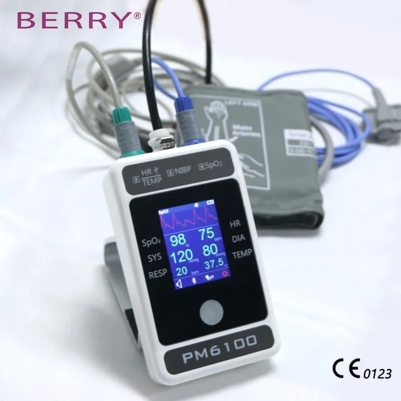 New PM6100 Hospital Portable parameter Monitoring instrument CE approved