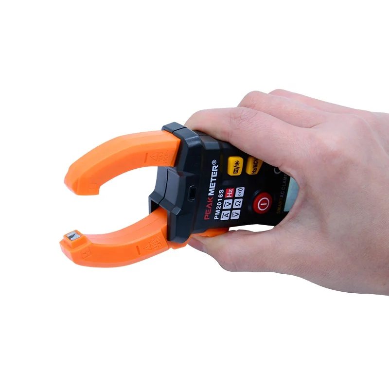 Dual Display 6000 Counts Auto Range AC Digital Clamp Meter with Clamp Frequency Test PM2016S
