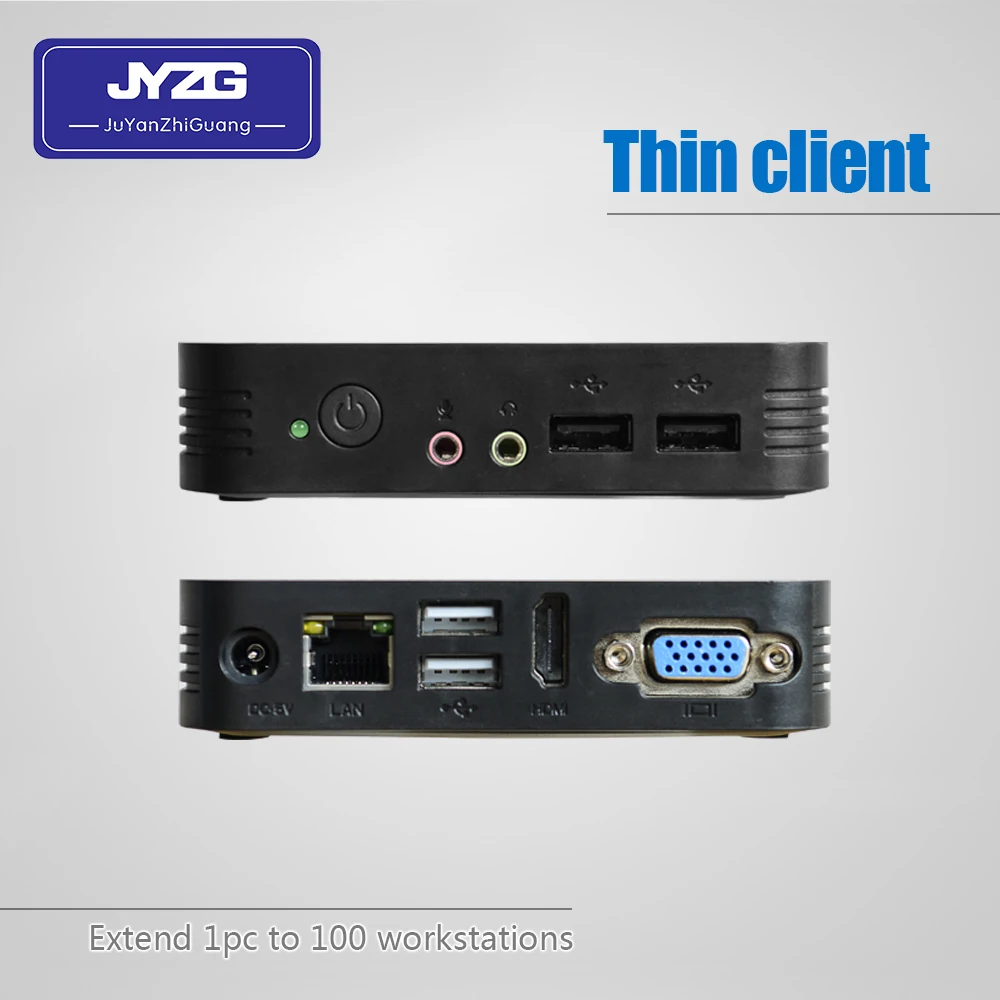 2018 low power thin client zero client pc support multiple people share one powerful computer in school