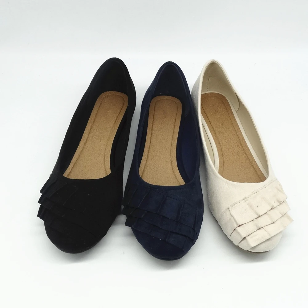 black fabric Comfortable casual shoes 2017 women flat young girl shoes walking bowknot