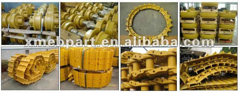 Excavator bulldozer undercarriage parts spare parts excavator pc200 Steel track undercarriage
