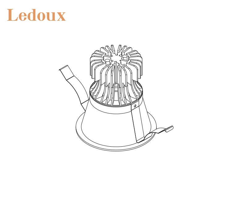 
9W 13W 23W 31W COB fixed indoor Recessed Downlight Led interior Ceiling Light 