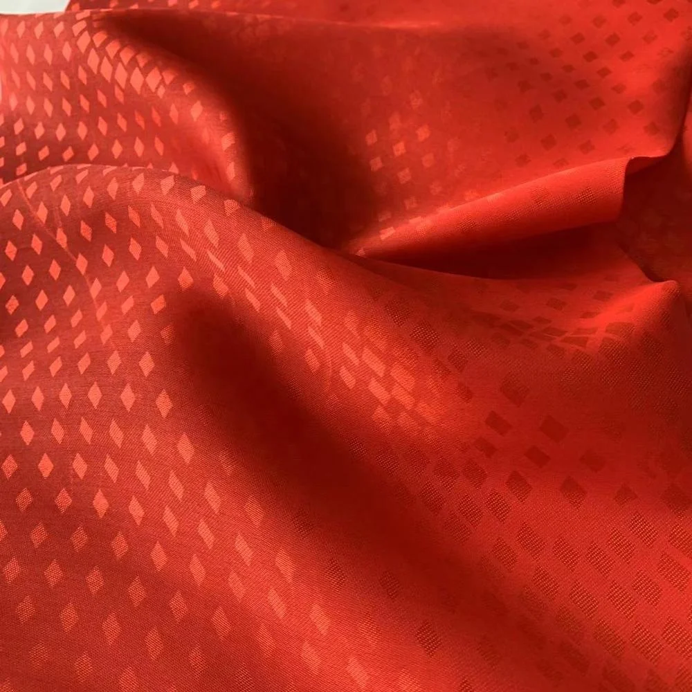 Shaoxing Polyester Textile Wholesale Satin Jacquard Fabric for Pajamas