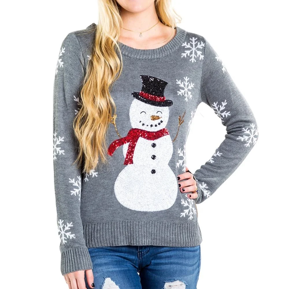 High Quality New Arrival Latest Design Unisex LED light Christmas Sweater
