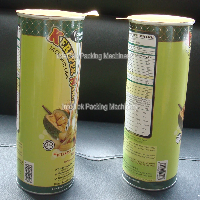 Rotary Type Potato Chips Paper Canister Sealing Can Seaming Machine