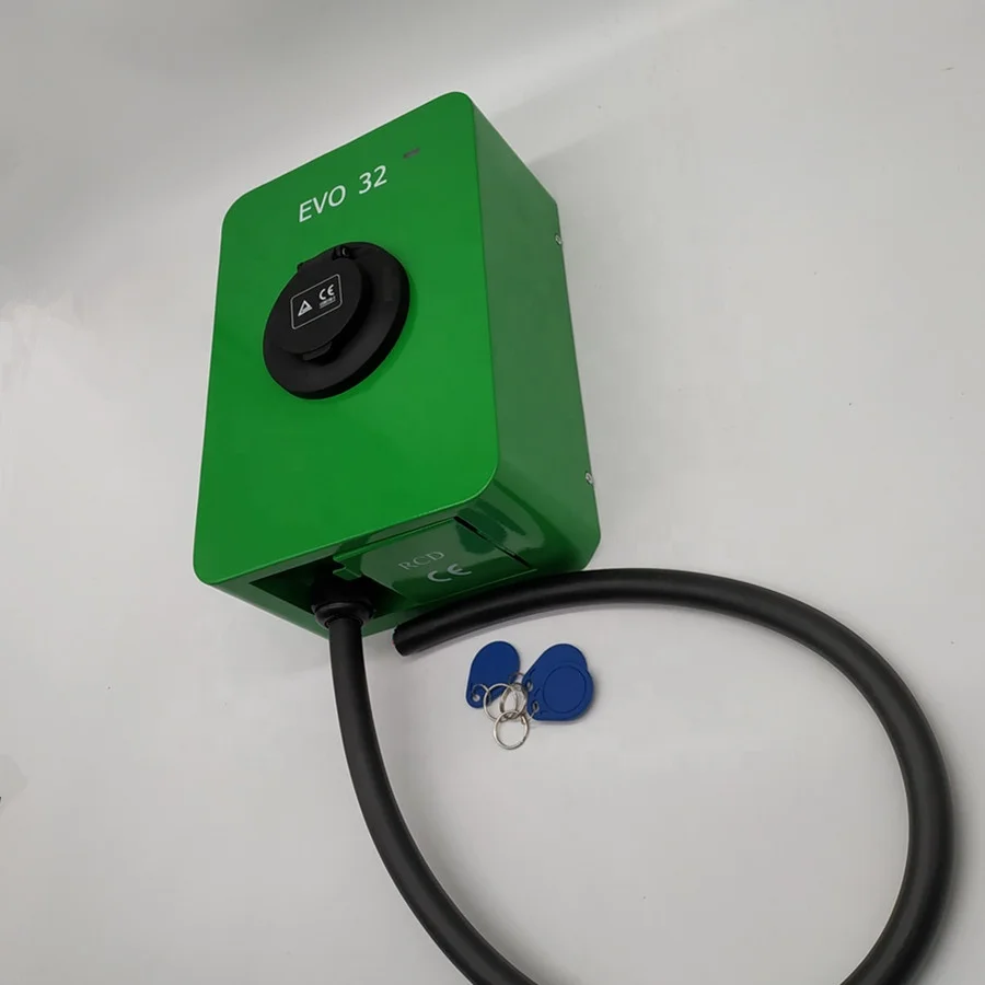 
7KW ev charger,230V 32A wallbox charging pile with type 2 socket and type B RCD,EV charger,OEM 