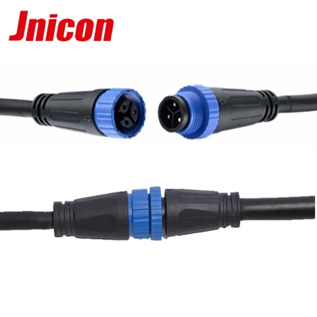 jnicon M15 3pin разъем IP67 промышленного круговая мощности