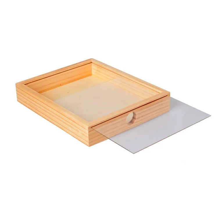 Wholesale Customer Wall Hanging Wooden Natural Photo Frames Shadow Box