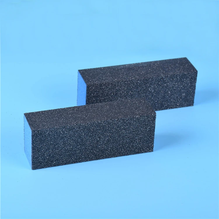 Wholesale Two Color Three Way Blue Orange Purple Buffer Block Eco Friendly Mini Disposable Nail Buffer Block Professional