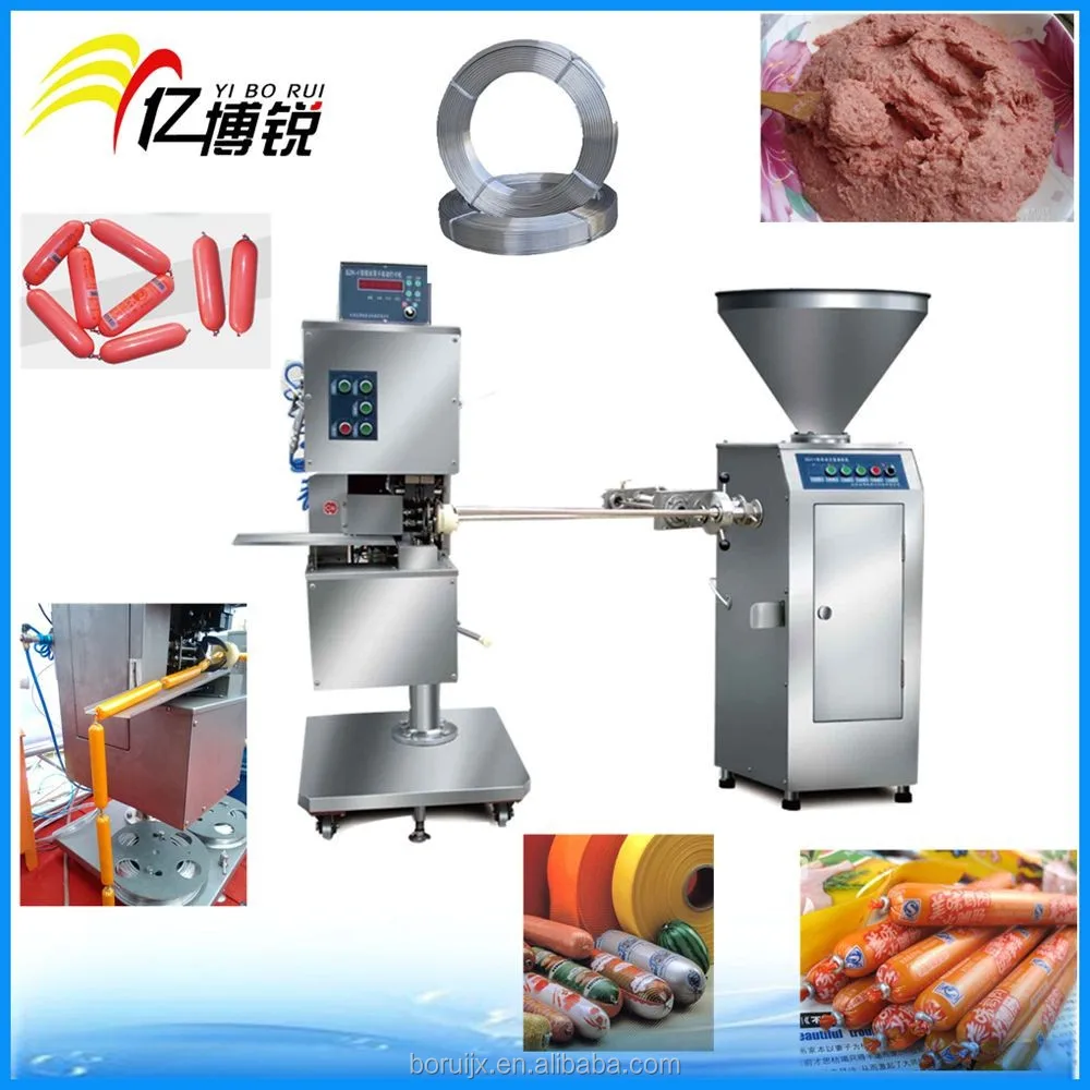 Sausage ham filling and clipping machine